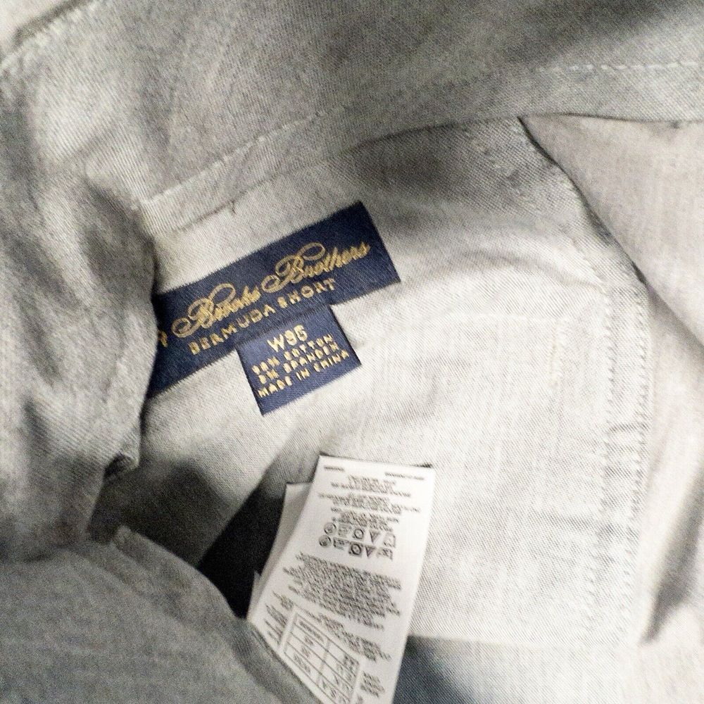 NWT‎ Brooks Brothers Bermuda Shorts Mens Size 35  MSRP 89.50 - Picture 11 of 11